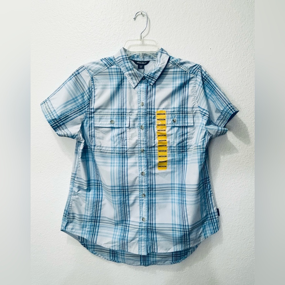 Eddie Bauer Adventure Shirt Short Sleeve Button up Shirt